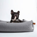 Indlæs billede i gallerifremviser, Cloud7 Hundeseng Sleepy Deluxe, Økologisk, Tweed Grey - MyDreamPet