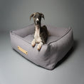 Indlæs billede i gallerifremviser, Labbvenn Hundeseng Møvik Bed Mørk Grå - MyDreamPet