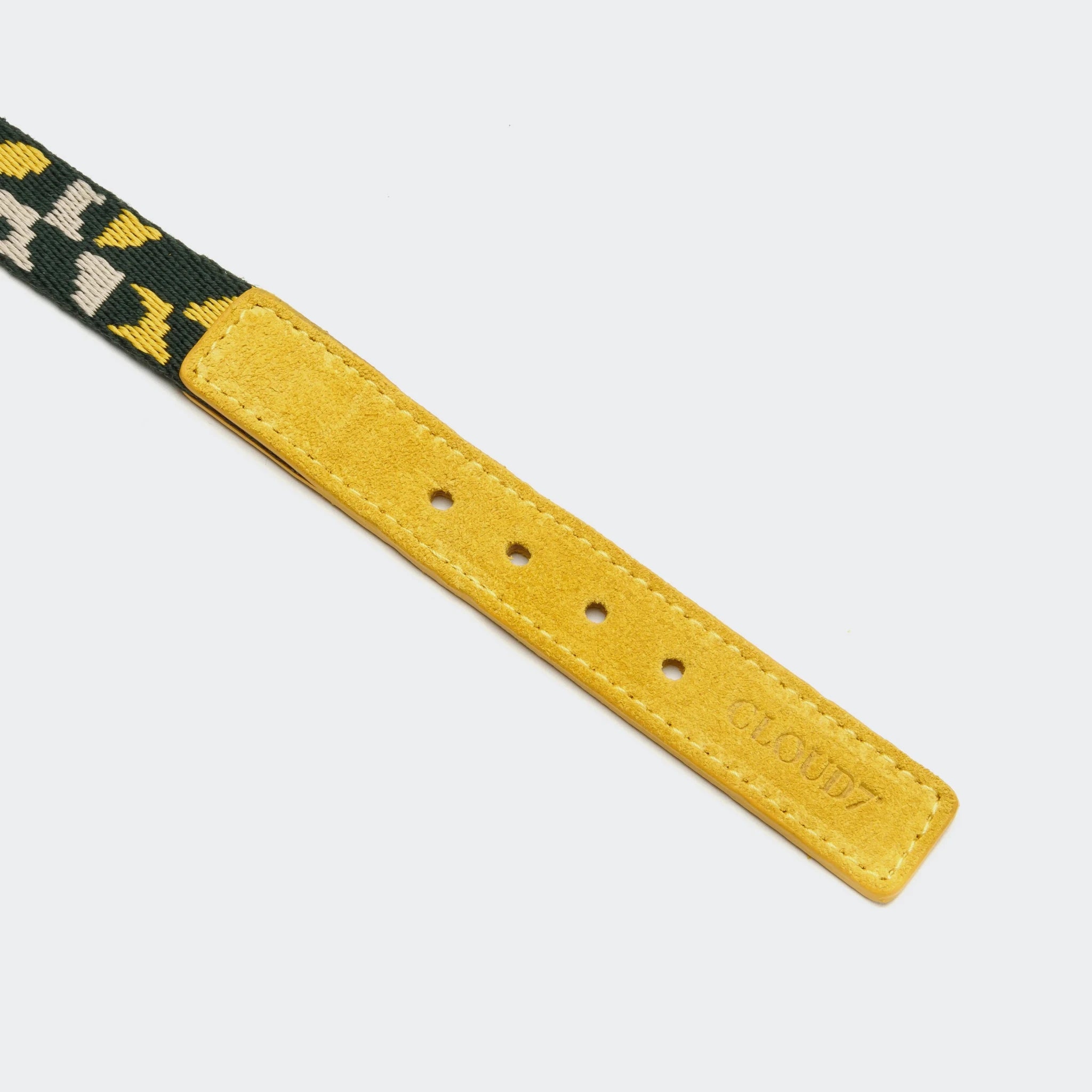 Cloud7 Hundehalsbånd Maksimir Park Grøn/Gul - MyDreamPet Dyrehandel