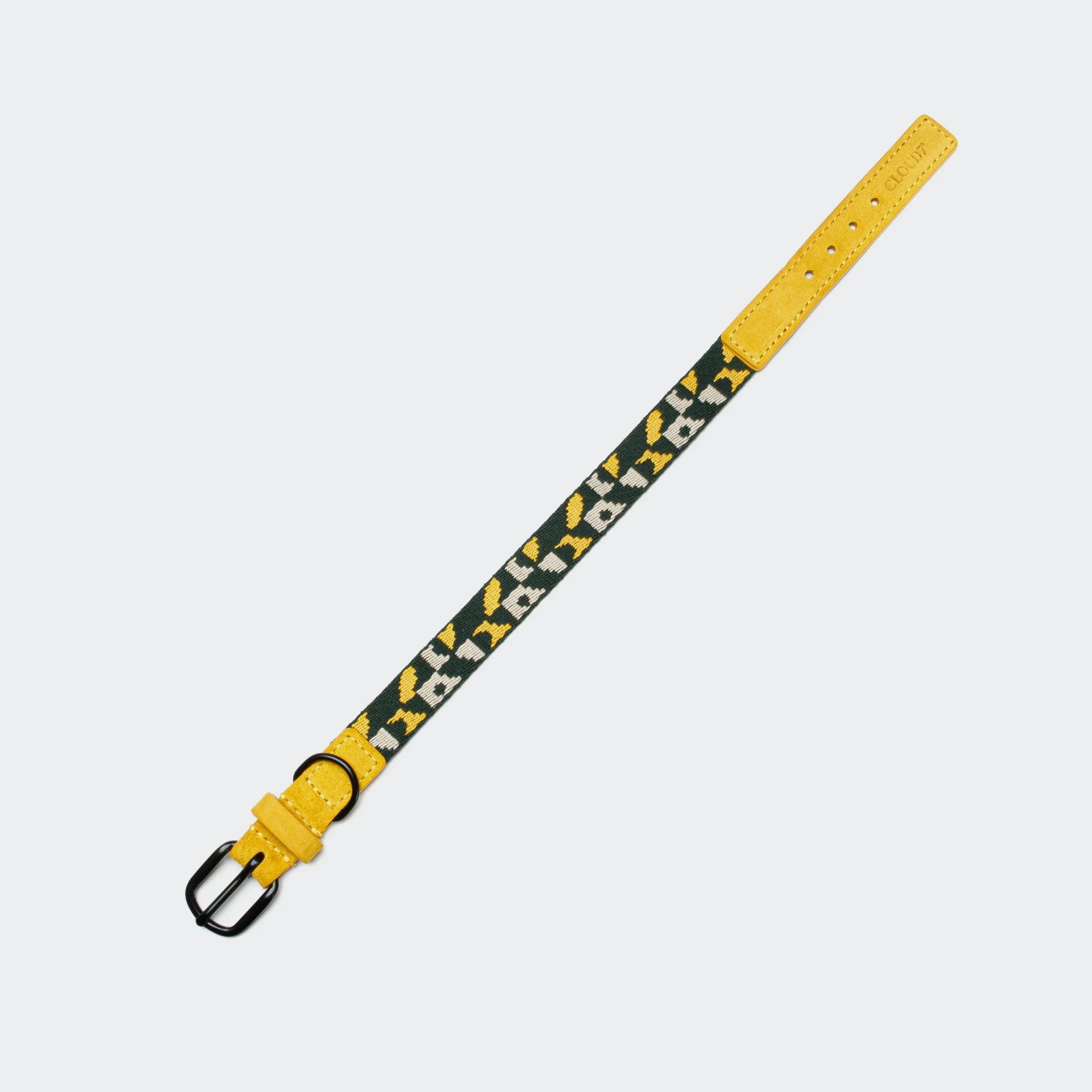 Cloud7 Hundehalsbånd Maksimir Park Grøn/Gul - MyDreamPet Dyrehandel