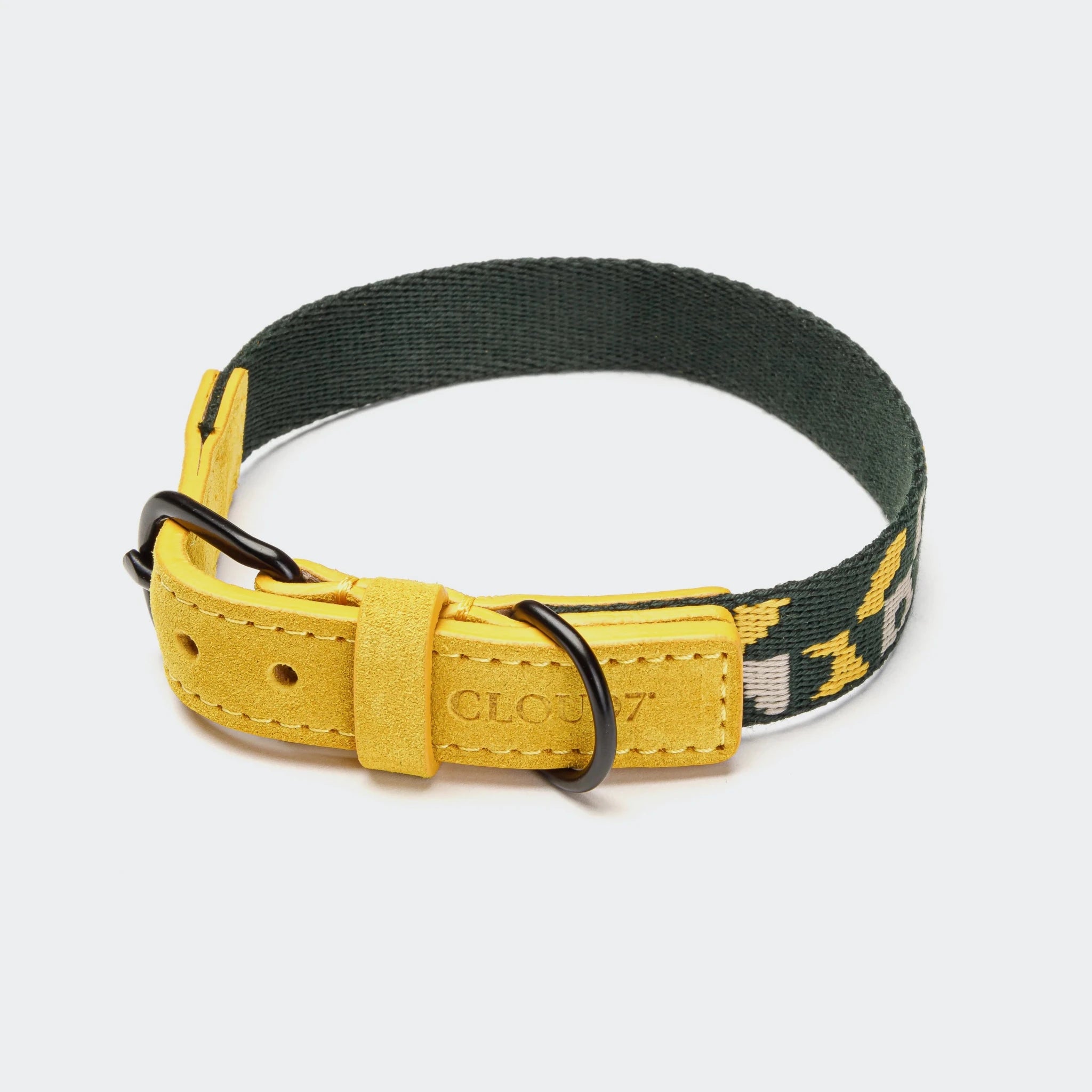 Cloud7 Hundehalsbånd Maksimir Park Grøn/Gul - MyDreamPet Dyrehandel