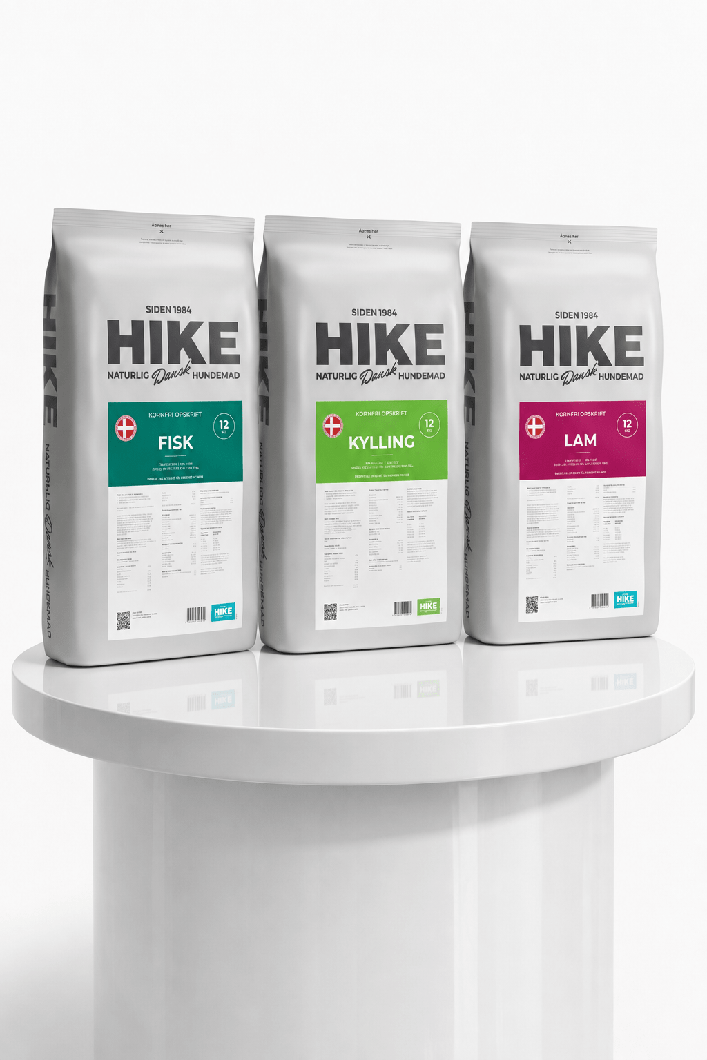Hike Kornfri 3x4 kg - MyDreamPet Dyrehandel