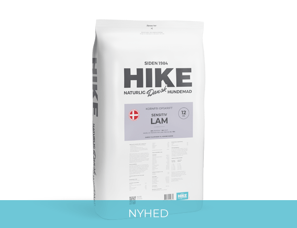HIKE Sensitive LAM Hundefoder - 12 kg - MyDreamPet Dyrehandel