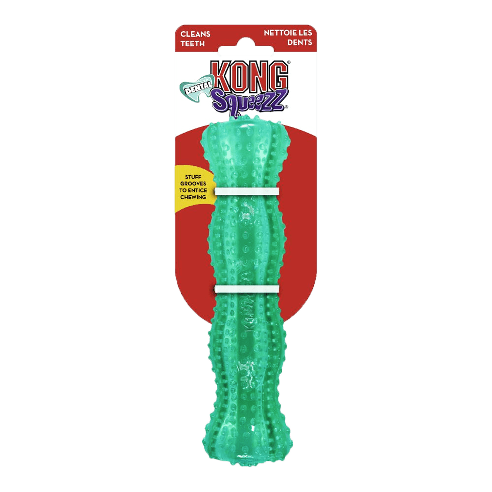 Kong Squeezz Dental Stick Md - MyDreamPet Dyrehandel