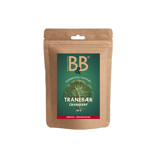Tranebær - Superfood topping 100 g. - MyDreamPet Dyrehandel