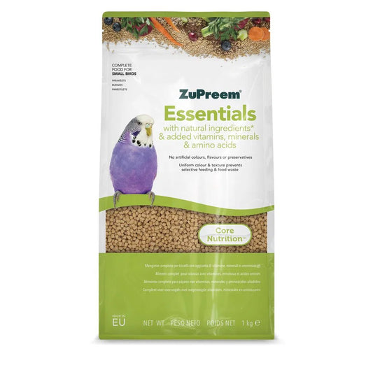 ZuPreem Essential Undulat - 1kg - MyDreamPet Dyrehandel