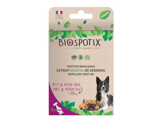 BIOSPOTIX - dog spot on - Loppemiddel til hunde under 20kg - MyDreamPet