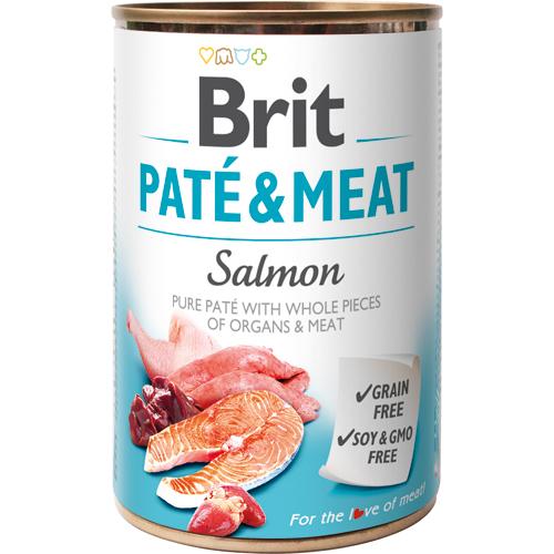 Brit Paté & Meat Salmon - 400g - MyDreamPet
