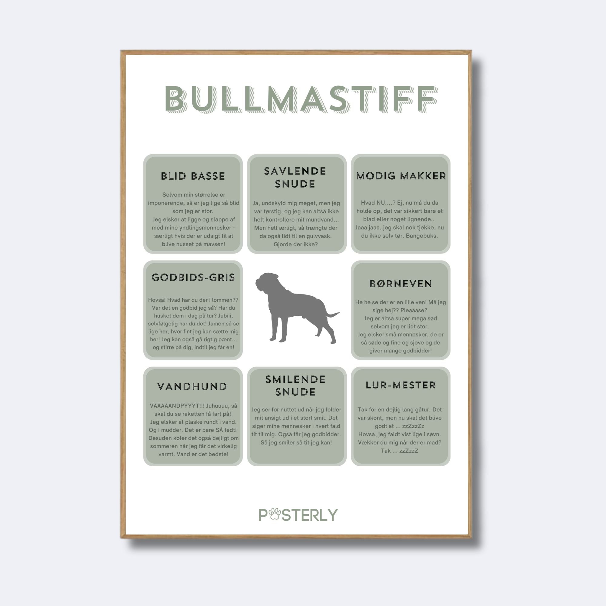 Bullmastiff - Hundeplakat - MyDreamPet