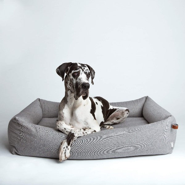 Cloud7 Hundeseng Sleepy Deluxe, Økologisk, Tweed Grey - MyDreamPet