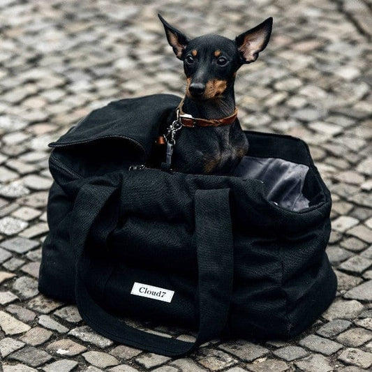 Cloud7 Hundetaske Bergamo Canvas Sort - MyDreamPet