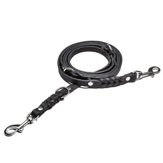 Cloud7 Læder Hundesnor Riverside Park Sort - MyDreamPet