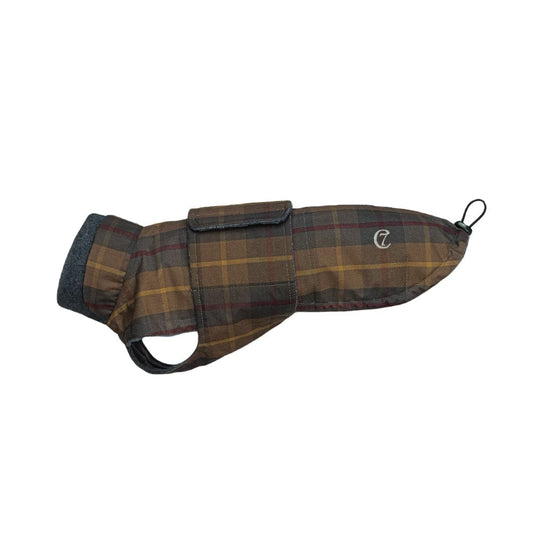 Hundefrakke Gravhund Cloud7 Brooklyn Waxed Tartan - MyDreamPet